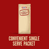 rectangular single serve barbecue sauce packets small portion kraft sauce for dipping