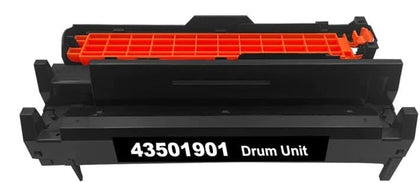 43501901 Compatible Drum Unit for Oki Data Printer Black, 25,000 pages