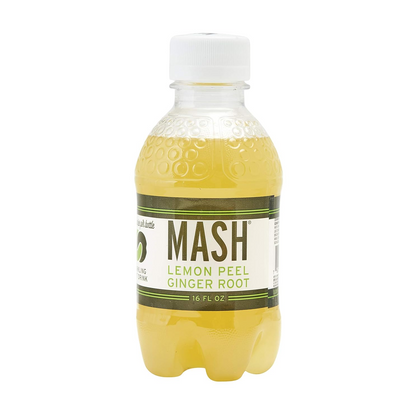 Boylan Mash Lemon Peel Ginger Sparkling Drink 16oz Glass Bottles 12 Pack
