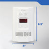 Kidde Carbon Monoxide and Explosive Gas Alarm with Digital Plug-In