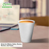 EcoQuality 10 oz white foam insulated disposable drinking cup