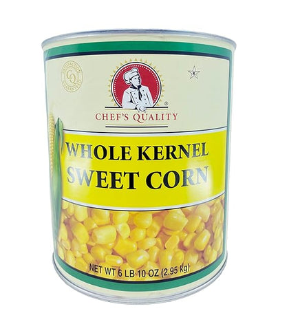 large #10 metal can whole kernel corn bulk canned vegetables