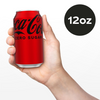 Coke Zero 12oz Can Pack of 24 with Zero Sugar and Classic Flavor