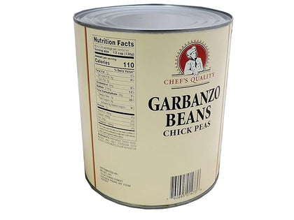 large #10 metal can garbanzo beans chickpeas bulk canned legumes