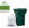 13 Gallon White Garbage Bags with Red Easy Tie Drawstring