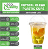 20oz Clear PLA Coffee Smoothies Cups with Dome Lids