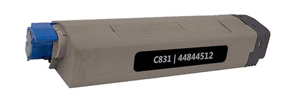 Compatible Oki 44844512 Black Toner Cartridge for Oki C831 Printer – 10000 pages