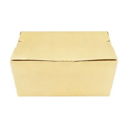 74oz Kraft Paperboard Folding Disposable Takeout Container Bio Box