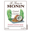 Monin Toasted Coconut Syrup 750 mL Bottle additional product image
