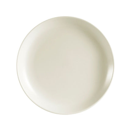 7 1/2-inch coupe plate, durable, scratch-resistant dinnerware, perfect for appetizers, salads, or desserts; stackable, easy to clean, ideal for restaurants, catering, or home dining