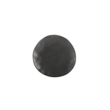 7 1/4-inch dark green plate, durable and scratch-resistant small dinnerware for appetizers and desserts, stackable elegant restaurant plate for catering or home with a rich modern design