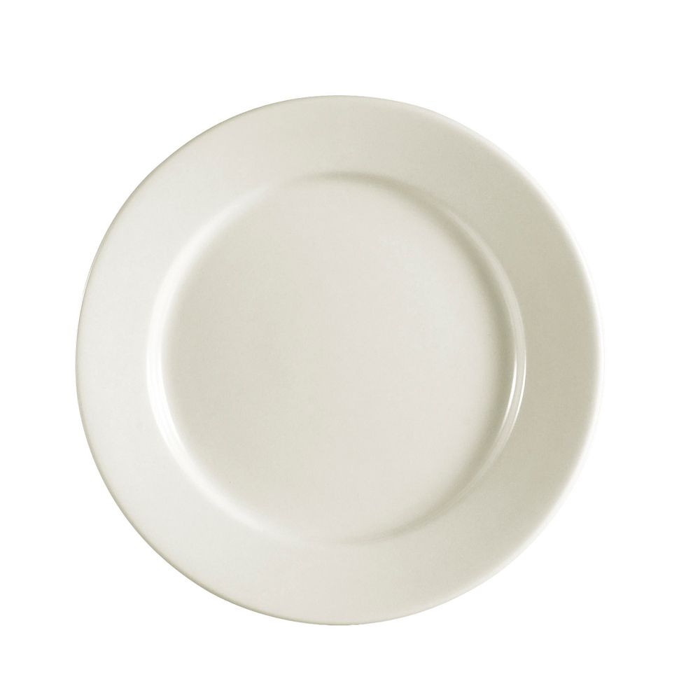 7 1/8-inch Plate R.E. #5, durable and scratch-resistant small plate for restaurants, catering, or home use; ideal for sides, desserts, or bread, stackable and easy to maintain