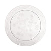 D' Vine Clear Plates – Elegant disposable plastic plates in 6.25