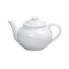 This coffee and teapot offers advanced functionality for commercial beverage service, including microwave and oven safety for versatile use. Its porcelain construction ensures durability under frequent handling. Ideal for cafes, restaurant, and home dining. Designed for easy cleaning, the teapot supports high-volume daily workflows in busy foodservice settings, with dimensions optimized for efficient storage and stacking.
