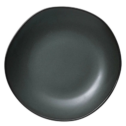 This elegant plate is crafted from high-quality porcelain, making it suitable for repetitive handling, oven reheating, and dishwasher cleaning. This versatile, round dinner plate features a glazed finish, ideal for presentation and durability in busy kitchens, restaurants, cafeterias, or catering stations.