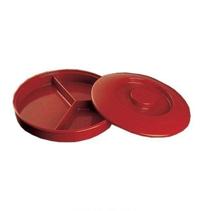 Deep Divided Server with Lid is a perfect solution for your food-serving establishment. It can be used for serving fresh-baked tortillas, pies or other appetizers. Elevate your dining experience with these high quality affordable restaurant dinnerware.