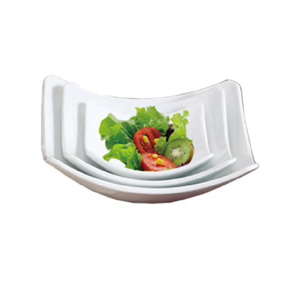 This square bowl  combines aesthetic appeal with functional versatility, making it suitable for serving salads, soups, or side dishes in institutional, cafeteria, or restaurant settings. Made from high quality porcelain, this bowl features a bone white finish, enhancing presentation and compatibility with various tableware setups. Its microwave, dishwasher, and oven-safe properties ensure efficient hot-side and cleaning workflows, aligning with HACCP standards and restaurant sanitation protocols.