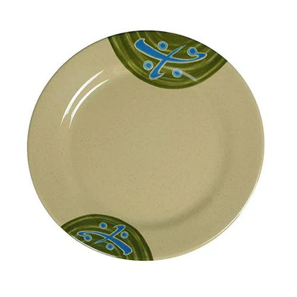 EcoQuality Round Plate is made from durable and reliable melamine material. You can use this stylish plate to serve any dish you want. Ideal for serving tortillas, rice, noodles, appetizers or hot meals. High quality affordable restaurant and household dinnerware.