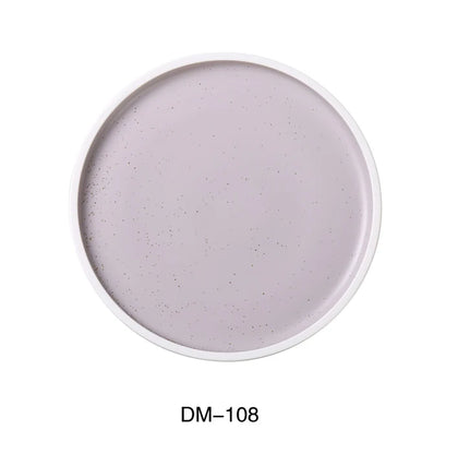 This elegant plate featuring an upright rim and a soothing matte glaze in light purple. Crafted from high-quality porcelain, it offers durability and a refined look while being eco-friendly and dishwasher safe for effortless cleaning. Perfect for restaurants, cafes, or home use, this plate combines style and practicality to enhance every meal presentation. 