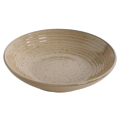 This Agate Soup Bowl is a high quality porcelain vessel designed for commercial foodservice applications. Crafted from durable glazed porcelain, this round bowl is suitable for serving soups, stews, and other hot dishes in institutional kitchens, restaurants, and catering environments. Its microwave, oven, and dishwasher safe properties streamline food preparation and cleaning workflows, making it ideal for establishments.