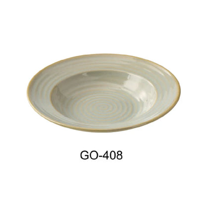 This soup plate features a durable porcelain construction that ensures longevity in daily use. Its wide rim and curved edge enhance presentation and ease of handling, making it suitable for institutional kitchens, cafes, and restaurants seeking reliable dishware with a refined aesthetic. Recognized for its microwave and dishwasher compatibility, this soup plate supports efficient cleaning and reheating workflows while maintaining a consistent visual appeal. 