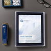 Flexible 3 ring presentation binder for school and office documents