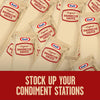 rectangular single serve barbecue sauce packets small portion kraft sauce for dipping
