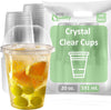 20oz Clear PLA Coffee Smoothies Cups with Dome Lids