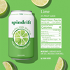 Spindrift Sparkling Water Lime 16oz Pack of 12