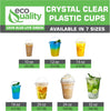 20oz Clear PLA Coffee Smoothies Cups with Dome Lids