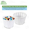 Disposable White Paper Medicine Cup with Rolled Rim