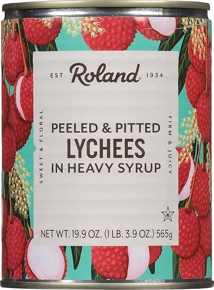 20 oz metal can lychees in heavy syrup sweet canned fruit