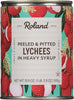 20 oz metal can lychees in heavy syrup sweet canned fruit