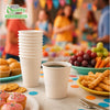 4oz Disposable White Paper Hot Espresso Cups