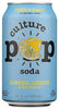 12oz Culture Pop Ginger Lemon & Turmeric Fizzy & Gutsy Probiotic Soda Drink