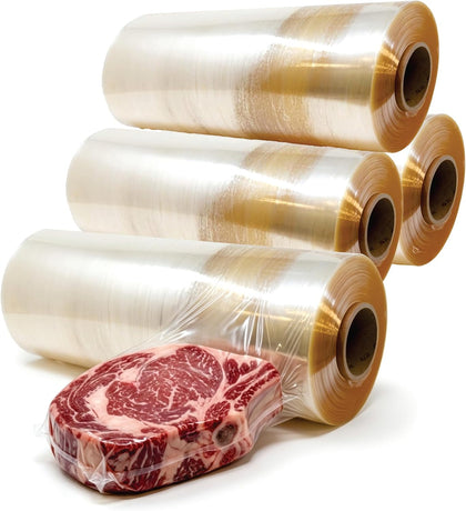 Bio Meat Film 4000 Feet - Commercial Food Grade Plastic Wrap Roll