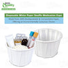 Disposable White Paper Medicine Cup with Rolled Rim