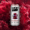 Lucky Energy Sparkling Red Rider Punch 16oz cans pack of 12