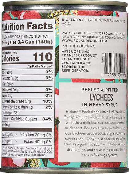 20 oz metal can lychees in heavy syrup sweet canned fruit
