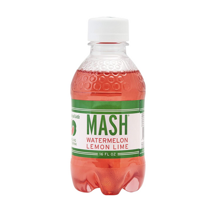 Boylan Mash Sparkling Watermelon Lemon Lime 16oz Glass Bottles Pack of 12