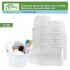 Disposable White Paper Medicine Cup with Rolled Rim