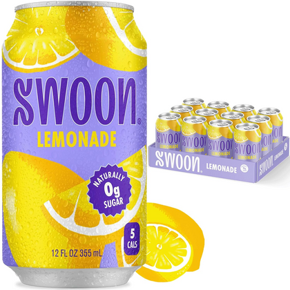 Swoon Classic Lemonade Zero Sugar 12oz Cans Pack of 12