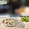 Compostable Round Sugarcane Container Bowl with Lid