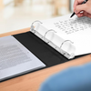Black 3 Inch Three Ring Binder for Office School and Document Storage
