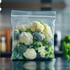 EcoQuality Resealable Clear Food Storage Bags Portion 8x3.87 Inches