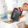 O-Cedar Easywring Microfiber Spin Mop with Bucket Red Gray