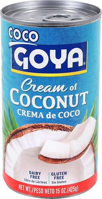 15 oz metal can cream of coconut smooth sweet coconut beverage ingredient