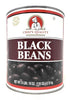 large 6 lb metal can black beans ready to use bulk canned beans