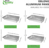 21 x 13 Disposable Aluminum Foil Full Size Deep Pans with Lids