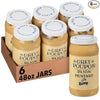 48 oz glass jar dijon mustard smooth tangy condiment bulk container